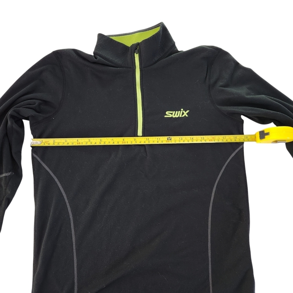 SWIX Black Half-Zip  mid layer men’s size s - Picture 9 of 12